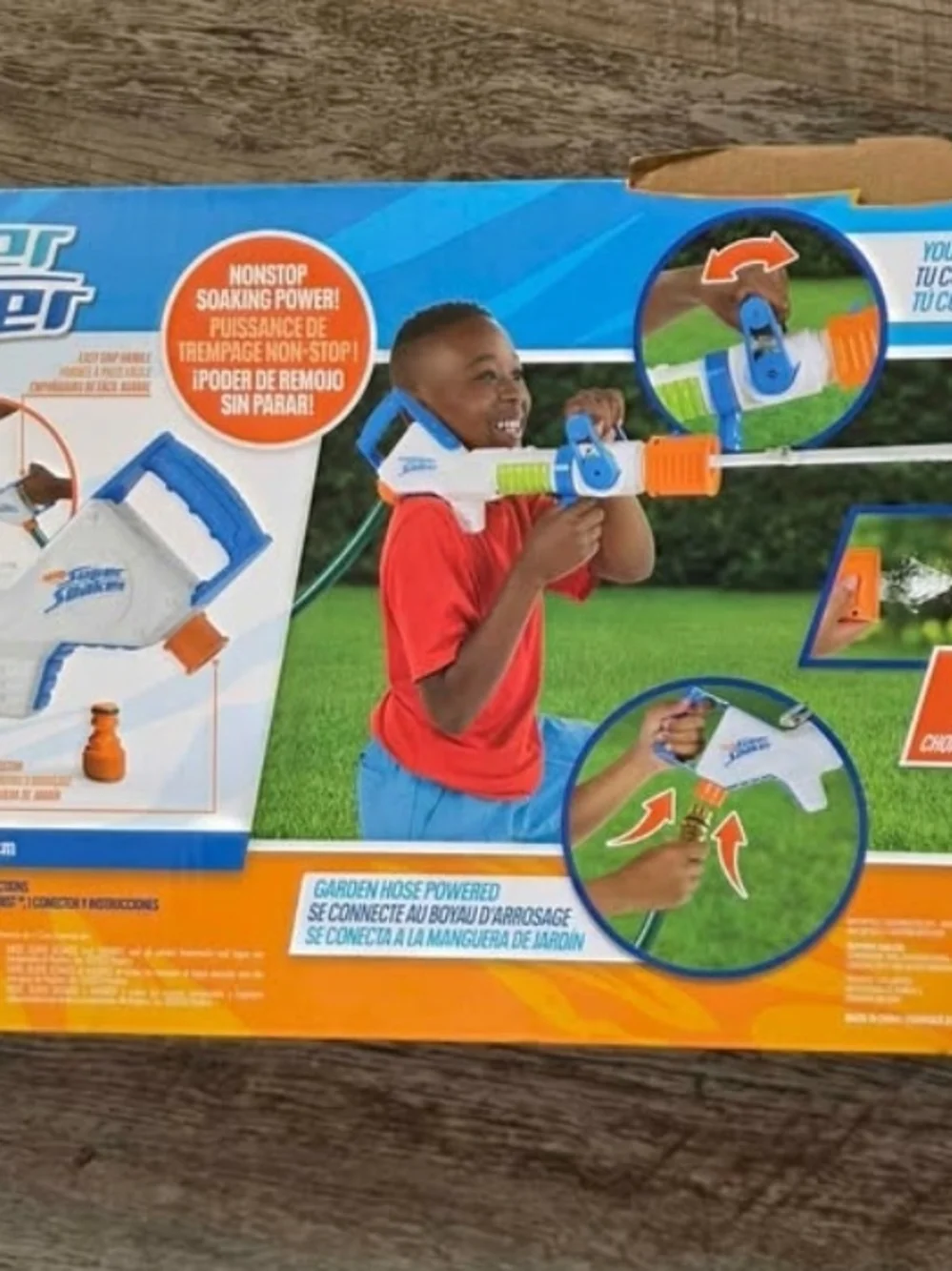 Nerf hydroburst water